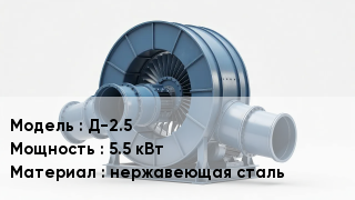 Дымососы Д-2.5 5.5 кВт нержавеющая сталь
